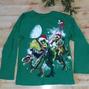 Place Christmas Long Sleeve T-Shirts Size M(7/8)